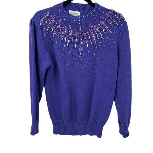 Vintage Tradition Beaded Sweater - Picture 2 of 6